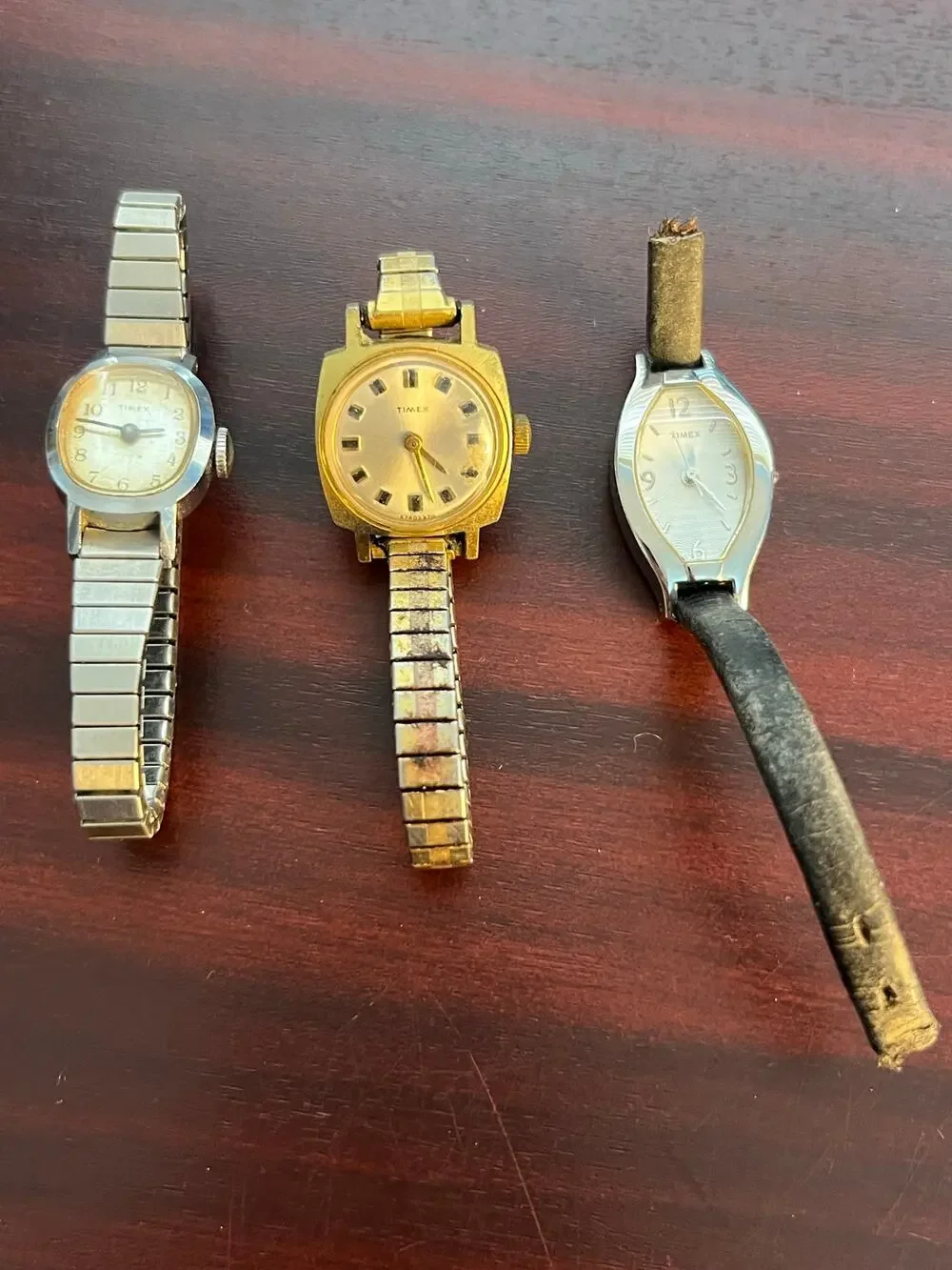 VTG Timex Watch Lot of 3 Untested Mexico USA